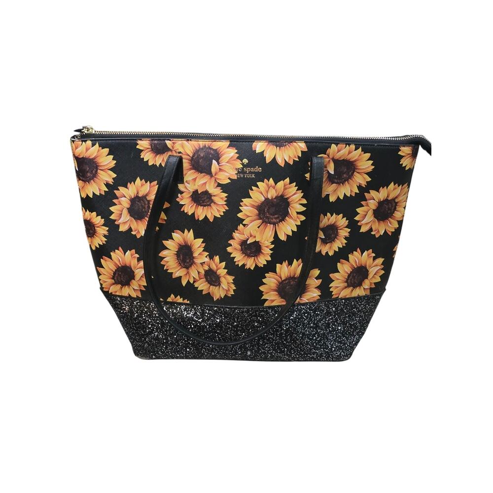 Kate Spade Sunflower Zipper Tote Bag